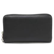 Pre-owned Leather wallets Bvlgari Vintage , Black , Dames