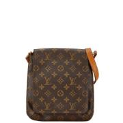 Pre-owned Canvas louis-vuitton-bags Louis Vuitton Vintage , Brown , Da...