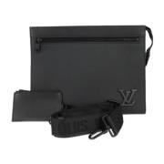 Pre-owned Leather louis-vuitton-bags Louis Vuitton Vintage , Black , D...