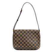 Pre-owned Canvas handbags Louis Vuitton Vintage , Brown , Dames