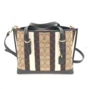 Pre-owned Canvas totes Coach Pre-owned , Beige , Dames