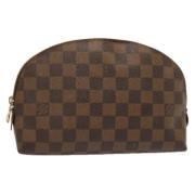 Pre-owned Canvas clutches Louis Vuitton Vintage , Brown , Dames