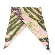 Pre-owned Fabric scarves Hermès Vintage , Multicolor , Dames