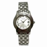 Pre-owned Stainless Steel watches Gucci Vintage , Gray , Dames