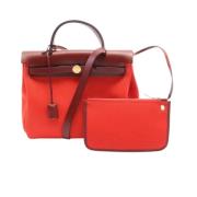 Pre-owned Leather handbags Hermès Vintage , Brown , Dames