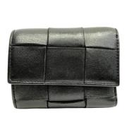 Pre-owned Fabric wallets Bottega Veneta Vintage , Black , Dames