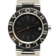 Pre-owned Metal watches Bvlgari Vintage , Black , Dames