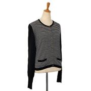 Pre-owned Cotton tops Chanel Vintage , Black , Dames