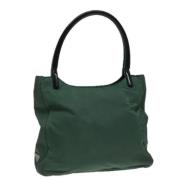 Pre-owned Nylon handbags Prada Vintage , Green , Dames