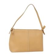 Pre-owned Canvas shoulder-bags Burberry Vintage , Beige , Dames