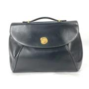 Pre-owned Leather handbags Cartier Vintage , Black , Dames