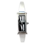 Pre-owned Stainless Steel watches Gucci Vintage , Black , Dames