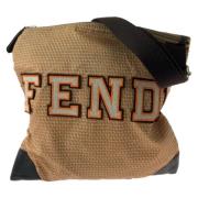 Pre-owned Canvas fendi-bags Fendi Vintage , Brown , Dames