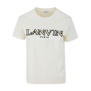 Klassieke Tee-Shirt in Milk Lanvin , White , Dames