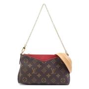 Pre-owned Fabric louis-vuitton-bags Louis Vuitton Vintage , Brown , Da...