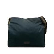 Pre-owned Canvas gucci-bags Gucci Vintage , Blue , Dames