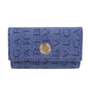 Pre-owned Denim key-holders Bvlgari Vintage , Blue , Unisex