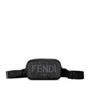 Pre-owned Canvas fendi-bags Fendi Vintage , Black , Dames