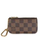 Pre-owned Canvas clutches Louis Vuitton Vintage , Brown , Dames