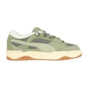 Groene Lage Profiel Veterschoenen Puma , Multicolor , Heren