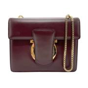 Pre-owned Leather shoulder-bags Salvatore Ferragamo Pre-owned , Red , ...