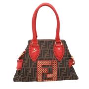 Pre-owned Canvas fendi-bags Fendi Vintage , Brown , Dames