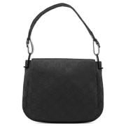 Pre-owned Leather handbags Gucci Vintage , Black , Dames