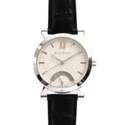 Pre-owned Metal watches Bvlgari Vintage , White , Heren