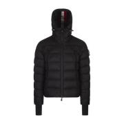 Zwarte Camurac donsjack Lichtgewicht buitenkleding Moncler , Black , H...