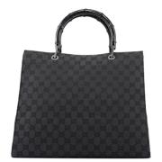 Pre-owned Cotton handbags Gucci Vintage , Black , Dames