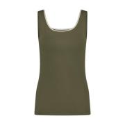 Mouwloze Top Juba Singlet Nukus , Green , Dames