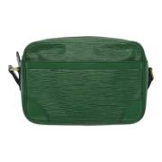 Pre-owned Leather louis-vuitton-bags Louis Vuitton Vintage , Green , D...