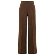 Koperen broek voor stijlvolle kleding Attic and Barn , Brown , Dames