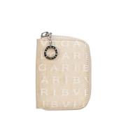 Pre-owned Canvas wallets Bvlgari Vintage , Beige , Dames