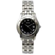 Pre-owned Metal watches Gucci Vintage , Black , Dames