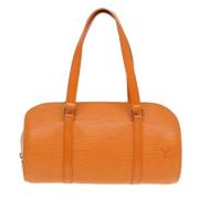 Pre-owned Leather louis-vuitton-bags Louis Vuitton Vintage , Orange , ...