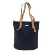 Pre-owned Fabric totes Burberry Vintage , Blue , Dames