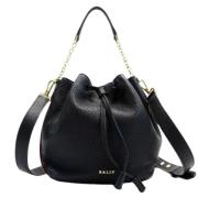 Pre-owned Leather shoulder-bags Bally Pre-owned , Black , Dames