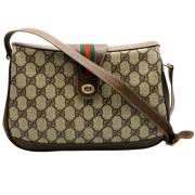 Pre-owned Plastic gucci-bags Gucci Vintage , Brown , Dames