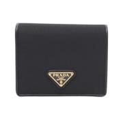 Pre-owned Nylon wallets Prada Vintage , Black , Dames