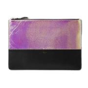 Pre-owned Leather clutches Celine Vintage , Multicolor , Dames