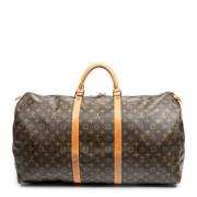 Pre-owned Coated canvas handbags Louis Vuitton Vintage , Brown , Dames