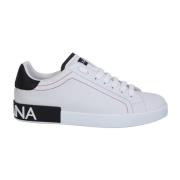 Witte Sneakers Casual Stijl Dolce & Gabbana , White , Heren