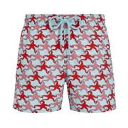 Valentine Stars Zwemshorts voor Heren Vilebrequin , Multicolor , Heren