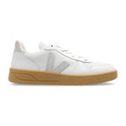 Sneakers V-10 Leer Veja , White , Dames