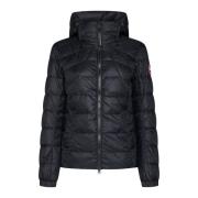 Zwarte Abbott capuchon pufferjas Canada Goose , Black , Dames