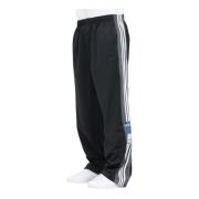 Sportieve Adibreak Zwarte Broek Adidas Originals , Black , Heren