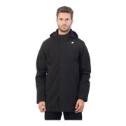 Heren Duke Bonded Parka Jas K-Way , Black , Heren