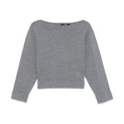 Grijze Wollen Trui Pinko , Gray , Dames