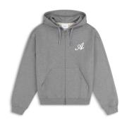 Maine Zip-Up Hoodie Axel Arigato , Gray , Heren